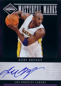 2011-12 Panini Limited - Masterful Marks Signatures #35 Kobe Bryant Front