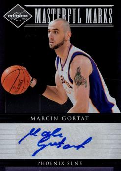 2011-12 Panini Limited - Masterful Marks Signatures #38 Marcin Gortat Front