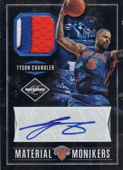 2011-12 Panini Limited - Monikers Materials Prime #10 Tyson Chandler Front