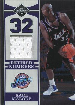 2011-12 Panini Limited - Retired Numbers Materials #20 Karl Malone Front