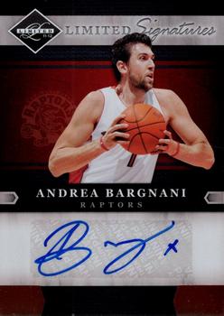 2011-12 Panini Limited - Signatures #6 Andrea Bargnani Front