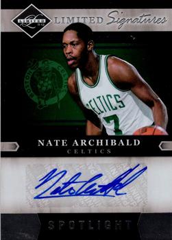 2011-12 Panini Limited - Signatures Silver Spotlight #34 Nate Archibald Front