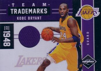 2011-12 Panini Limited - Team Trademarks Materials #1 Kobe Bryant Front
