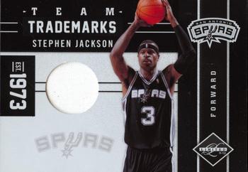 2011-12 Panini Limited - Team Trademarks Materials #16 Stephen Jackson Front
