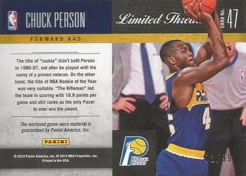 2011-12 Panini Limited - Limited Threads #47 Chuck Person Back