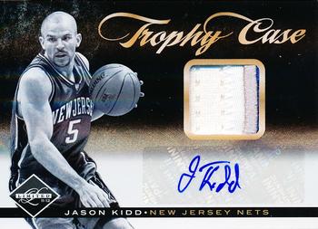 2011-12 Panini Limited - Trophy Case Materials Signatures Prime #11 Jason Kidd Front