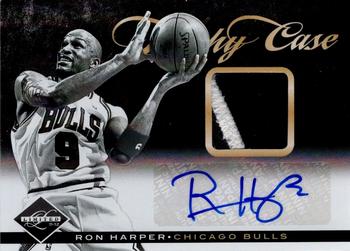 2011-12 Panini Limited - Trophy Case Materials Signatures Prime #41 Ron Harper Front