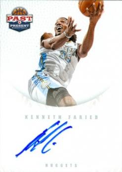 2011-12 Panini Past & Present - 2011 Draft Pick Redemptions Autographs #7 Kenneth Faried Front