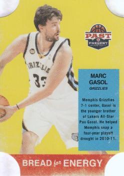 2011-12 Panini Past & Present - Bread for Energy #18 Marc Gasol Front