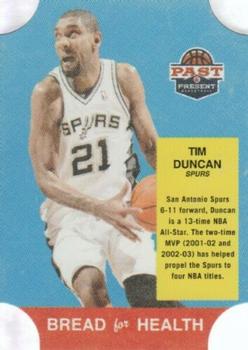 2011-12 Panini Past & Present - Bread for Health #15 Tim Duncan Front