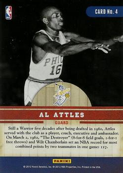 2011-12 Panini Past & Present - Changing Times #4 Al Attles Back