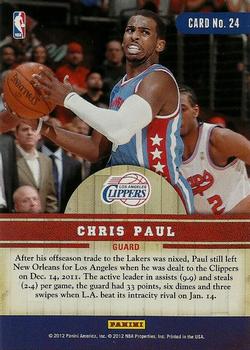 2011-12 Panini Past & Present - Changing Times #24 Chris Paul Back