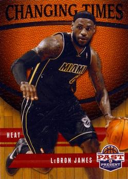 2011-12 Panini Past & Present - Changing Times #25 LeBron James Front
