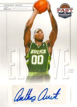 2011-12 Panini Past & Present - Elusive Ink Autographs #AA Anthony Avent Front