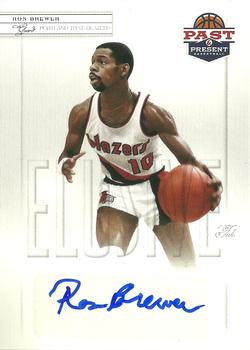 2011-12 Panini Past & Present - Elusive Ink Autographs #RB Ron Brewer Front