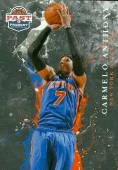 2011-12 Panini Past & Present - Raining 3's #3 Carmelo Anthony Front