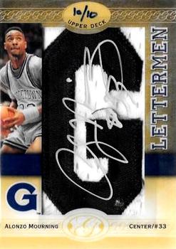 2011 Upper Deck All-Time Greats - Lettermen Autographs #L-AM Alonzo Mourning Front