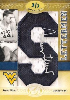 2011 Upper Deck All-Time Greats - Lettermen Autographs #L-WE Jerry West Front