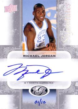 2011 Upper Deck All-Time Greats - Signatures Silver #AGS-MJ4 Michael Jordan Front