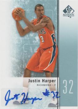 2011-12 SP Authentic - Autographs #20 Justin Harper Front