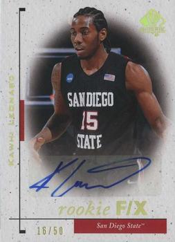 2011-12 SP Authentic - Autographs #88 Kawhi Leonard Front