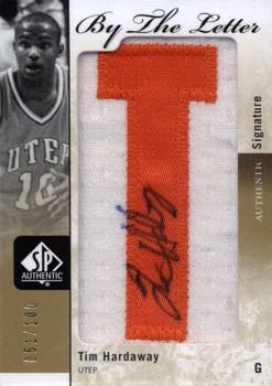 2011-12 SP Authentic - By the Letter #BL-TH Tim Hardaway Front