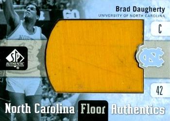 2011-12 SP Authentic - North Carolina Floor #UNC-BD Brad Daugherty Front