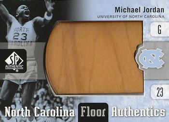 2011-12 SP Authentic - North Carolina Floor #UNC-MI Michael Jordan Front