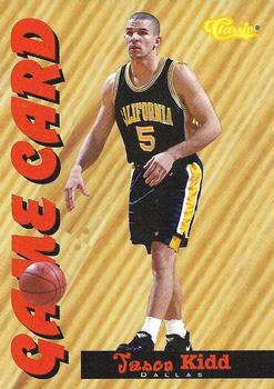 1994 Classic Draft - Game Cards #GC2 Jason Kidd Front