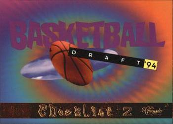 1994 Classic Draft - Gold #77 Checklist 2: 55-105 Front
