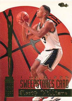 1994 Classic Draft - ROY Sweepstakes #6 Monty Williams Front