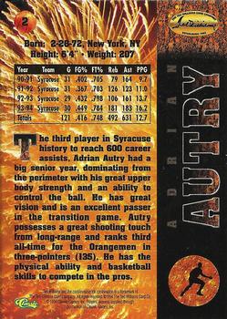 1994 Ted Williams #2 Adrian Autry Back