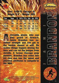 1994 Ted Williams #7 Jamie Brandon Back