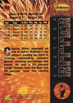 1994 Ted Williams #53 Clayton Ritter Back
