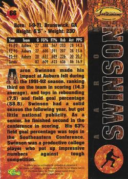 1994 Ted Williams #66 Aaron Swinson Back