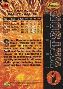 1994 Ted Williams #74 Jamie Watson Back