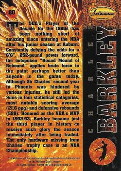 1994 Ted Williams #80 Charles Barkley Back