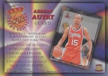 1994 Pacific Prisms #2 Adrian Autry Back