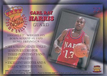 1994 Pacific Prisms #22 Carl Ray Harris Back