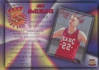1994 Pacific Prisms #33 Jim McIlvaine Back