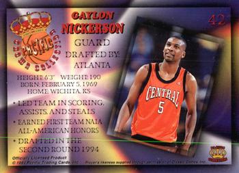 1994 Pacific Prisms #42 Gaylon Nickerson Back