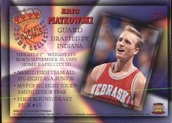 1994 Pacific Prisms #45 Eric Piatkowski Back