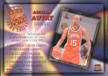 1994 Pacific Prisms - Gold #2 Adrian Autry Back