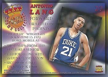 1994 Pacific Prisms - Gold #29 Antonio Lang Back