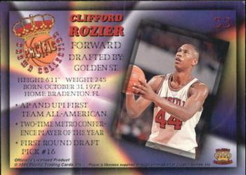 1994 Pacific Prisms - Gold #53 Clifford Rozier Back