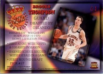 1994 Pacific Prisms - Gold #61 Brooks Thompson Back