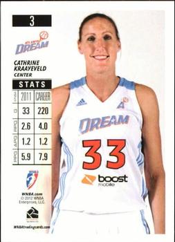 2012 Rittenhouse WNBA #3 Cathrine Kraayeveld Back