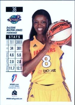 2012 Rittenhouse WNBA #36 Delisha Milton-Jones Back
