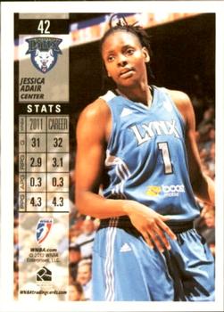 2012 Rittenhouse WNBA #42 Jessica Adair Back