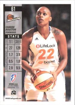 2012 Rittenhouse WNBA #61 Charde Houston Back